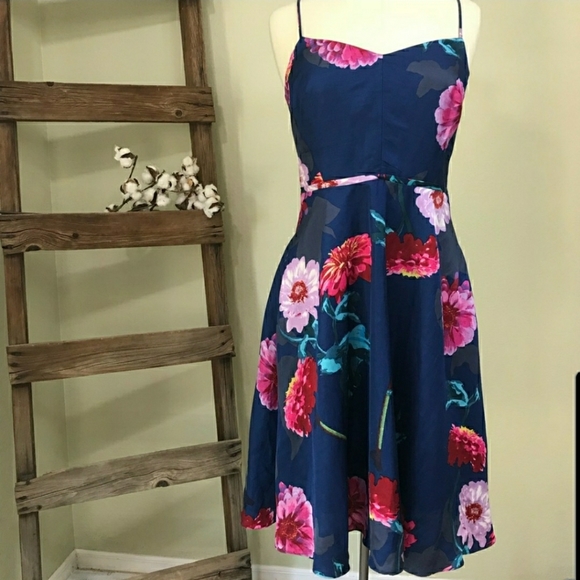 Banana Republic BNWOT Gerber Daisy Floral Dress - Picture 8 of 13